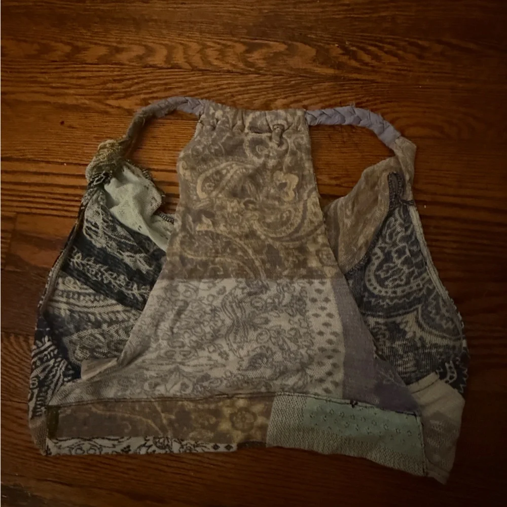Free people multicolored crop top size XS